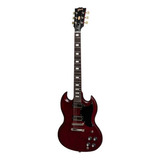 Guitarra Eléctrica Gibson Sg Special De Caoba 2018 Cherry Satin Satin Con Diapasón De Caoba