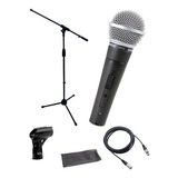 Microfono Shure Sm58-s Bundle With On/off Switch Clip And Po