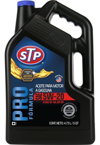 Aceite De Motor Stp 5w-20 Pro Formula 4.73 Litros