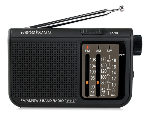 Radio De Onda Corta Con Transistor De Radio Am Fm Analógico