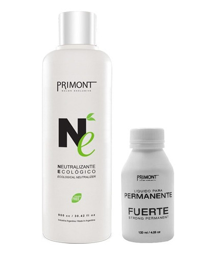 Permanente Kit Liquido 120ml Y Neutralizante 900 Ml Primont 