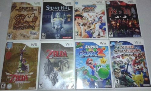 Vendo 10 Juegos Wii Silent Hill, Zelda Skyward, Last History