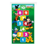 Tapete Amarelinha Infantil Mickey Mouse Lider 402 Cor Verde