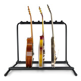 Pyle Soporte Para Guitarra Múltiple Con 7 Soportes, Estante 