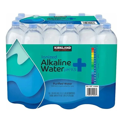 Kirkland Signature Alkaline Water, 1 L | Envío gratis