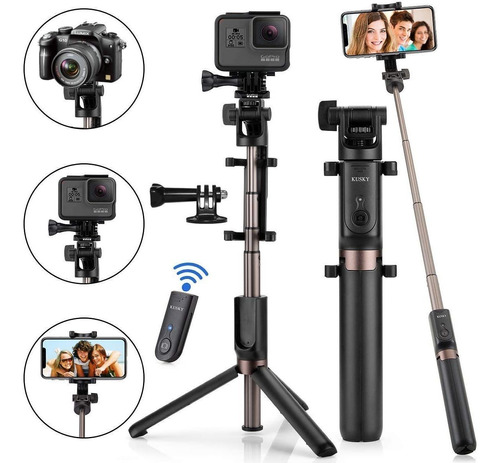 Stick Selfie Bluetooth 4 En 1 Extensible Tripode Stick ...