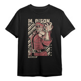 Camiseta Mr Bison Street Fighter Game Geek Nerd Blusa Camisa