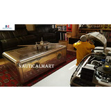 Mesa De Café Aviator Nauticalmart - Aluminio Vintage - Muebl