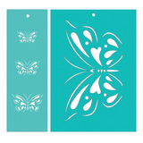 Stenciles Laura Craft Set Mariposas + Maripositas