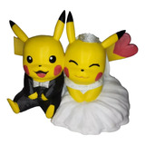 Pikachu Novios Ideal Para Centro De Torta