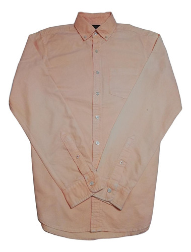 Camisa Fosforescente American Eagle Extra Ch Oxford Naranja.