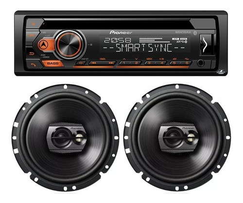 Toca Cd Pioneer Deh-s4280bt Bluetooth Spotify + Falante 6pol