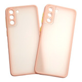 Carcasa Para Samsung S21 Plus Borde Colores Protector Camara