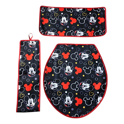 Funda, Juego De Baño Mickey Minnie Mouse Halloween Navidad | Meses sin interés
