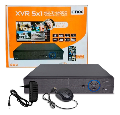 Xvr Digital 5x1 Dvr 8 Canais Até 5mp Full Hd Citrox Ppa