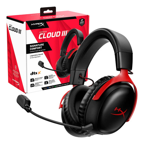 Auriculares Hyperx Cloud 3 Wireless Dts X Headset Pc Ps4 Ps5