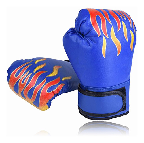 Guantes Box Boxeo Muay Thaipara Niños Patrón De Llamas