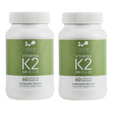 Vitamina K2 (mk - 7) + + Vit. D3 | Salud Ósea | X2 Frascos