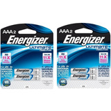 Pilha Aaa 1.5 Lithium Litio Ultimate Palito Energizer Sm 4un