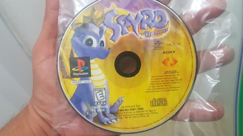 Spyro The Dragon Ps1 Primera Edición Solo Disco Barato