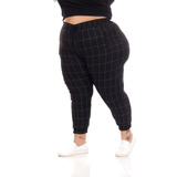 Calça Jogger Feminina Plus Size Bengaline Lindos Modelos 