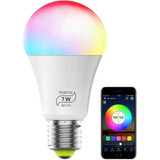 Foco Bulbo Inteligente Luz Led Rgb Wifi 9w 6500k Para Alexa