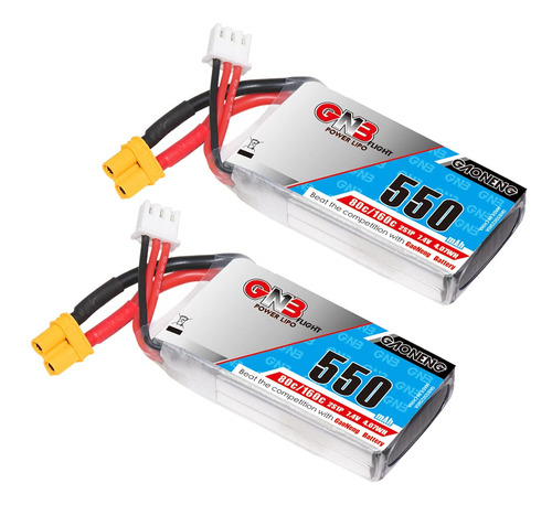 Gaoneng Gnb 2s 550mah 7.4v 80c Batería Lipo Con Xt30 Mini .