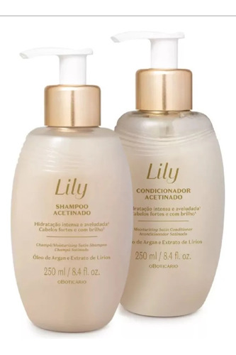 Shampoo E Condicionador Lily Boticário 