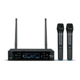 Microfóno Inalámbrico Uhf Doble Con Display (pro) Mu-626