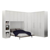 Guarda Roupa Modulado Rizon 005 Casal 6 Peças Branco