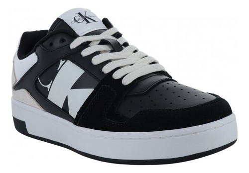 Tenis Calvin Klein Yw 01051 02t Black/white Cupsole Sneaker 