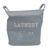 Cesto Laundry Lavanderia Ropa Tela C/ Manija Crystal Rock 