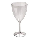 Taça De Plástico 330 Ml Vinho Cristal Fumê - Plasutil