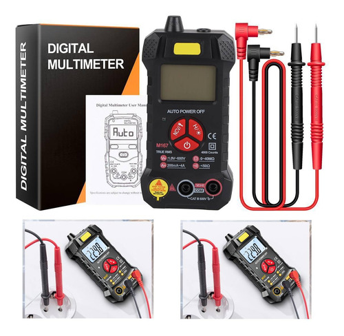 Multímetro Digital Tester Ac/dc Alarma Visual-sonora M167