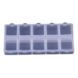 Caja Organizadora 10 Divisiones De Plástico 13x6x2cm