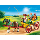 Playmobil Carro (carreta) Tirado Por Caballos