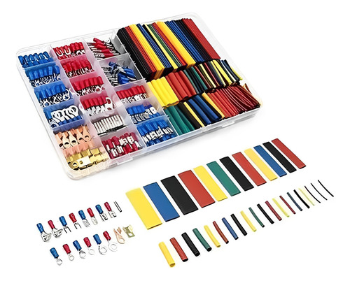 Pack 678 Pcs Tubos Termocontraible Retráctil Colores Mixtos