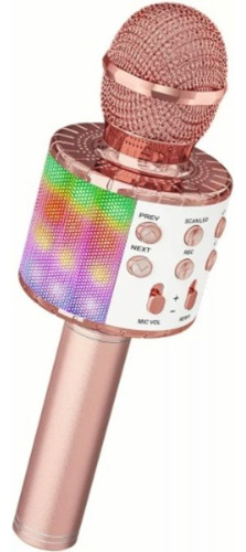 Micrófono De Karaoke Inalámbrico Bluetooth Con Bocina