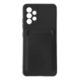 Capa Capinha Case P/ Galaxy A52 Com Porta Cartão Bolso