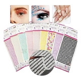  X4 Strass Gemas Autoadhesiva Para Rostro Cara Cuerpo Deco