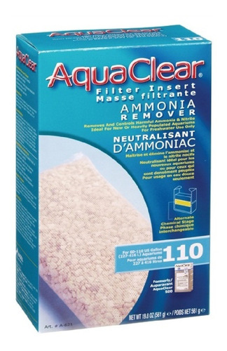 Eliminador De Amoniaco Aquaclear 110 - 561 Gr