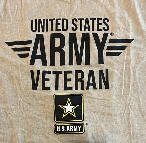 Remera Us Army Original United States Veteran Premium Unica