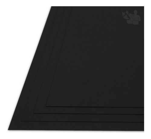 Papel Offset Preto (black) 240g A4 100 Folhas