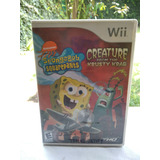 Juego Bob Esponja Creature Krusty Krab Nintendo Wii