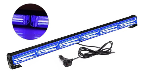 Barra Torreta Estrobo Codigo Leds Cob Policia 35 PuLG 60w