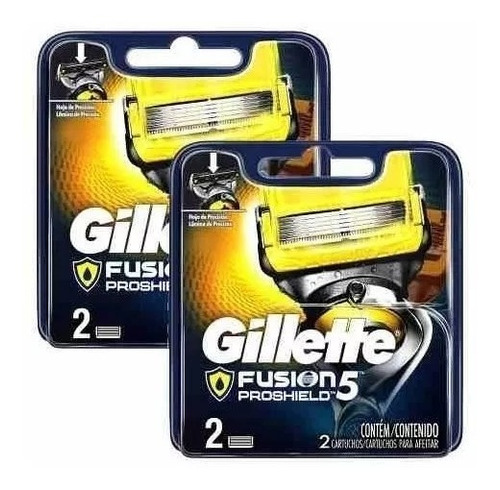 Carga Gillette Fusion Proshield Com 08 Cartuchos Oferta