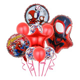 Kit Globos Spiderman Fiesta Decoraciones Infantil Cumpleaños