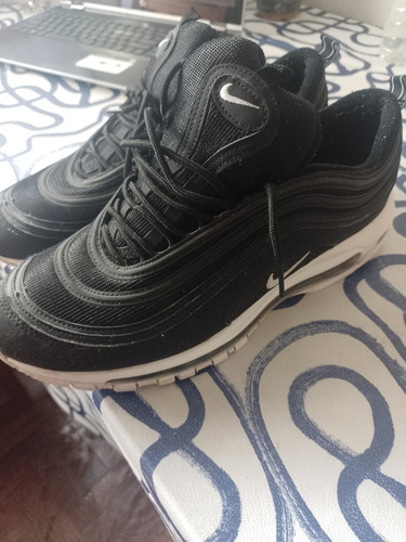 Zapatillas Nike Air Max 97 Negras Talle 11 Us (44 Arg)