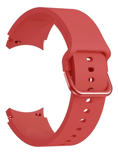 Correa Compatible Samsung Galaxy Watch 4 & 5  Rojo 20mm