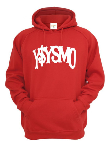 Buzo Rojo Ysy Ysysmo - Canguro - Hoodie - Unisex Trap 